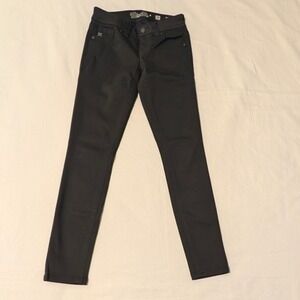 Miss Me Signature Skinny Black Moto Jeans JE8822S4R Women's Size 24